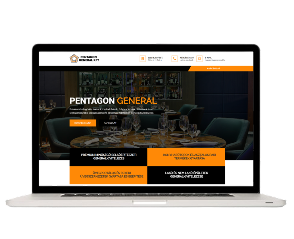 Weboldal referencia monitoron